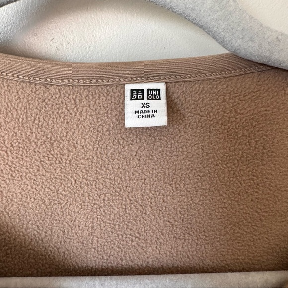 Uniqlo Beige Teddy Bear Jacket XS - Picture 2 of 6